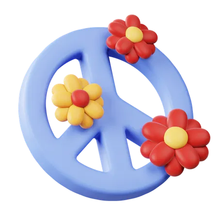 Peace Symbol  3D Icon