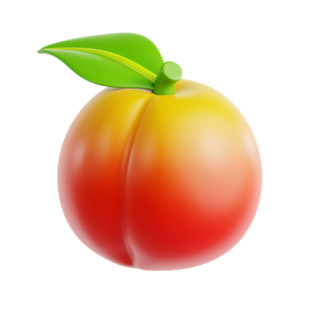 Peach  3D Icon