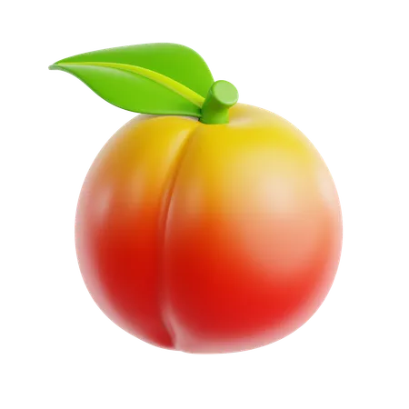 Peach  3D Icon