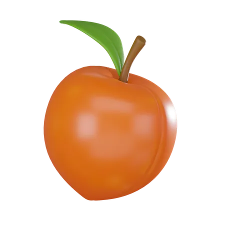 Peach  3D Icon