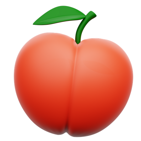 Peach  3D Icon