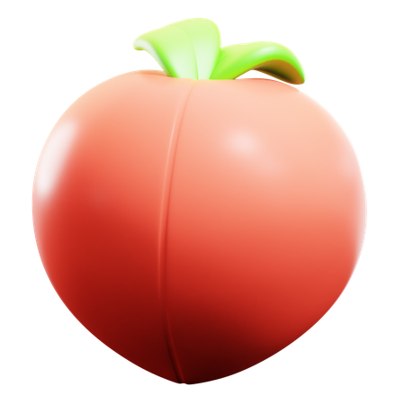 Peach  3D Icon