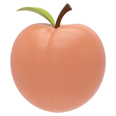 Peach  3D Icon