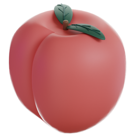 Peach  3D Icon