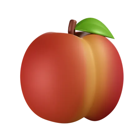 Peach  3D Icon