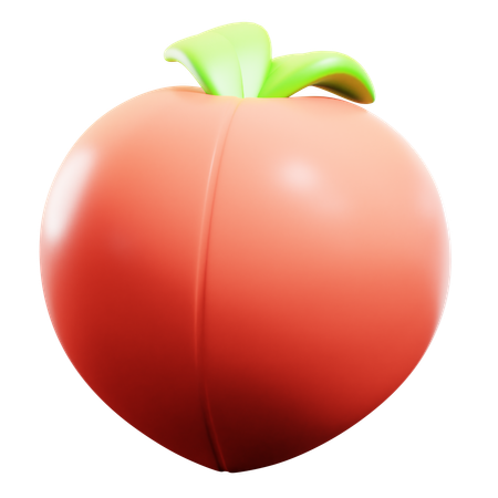 Peach  3D Icon