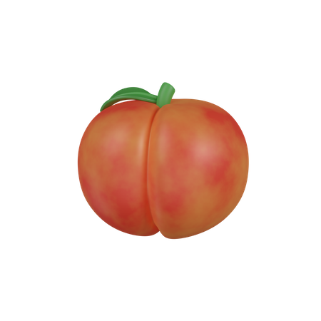 Peach  3D Icon