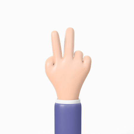 Peach Hand  3D Icon