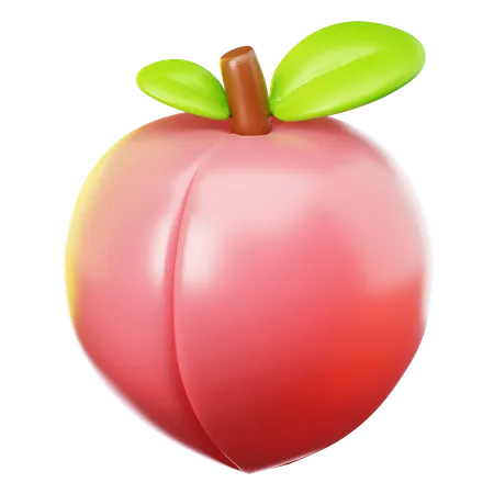 Peaches  3D Icon