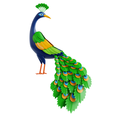 Peacock  3D Icon