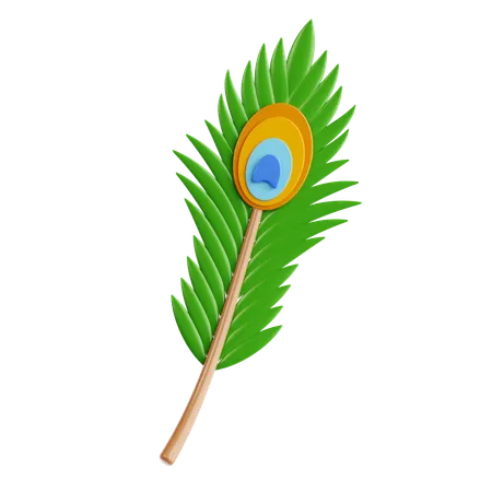 Peacock Feather  3D Icon