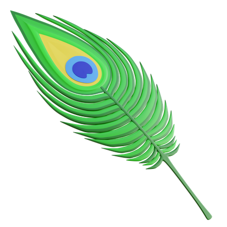 Peacock Feather  3D Icon