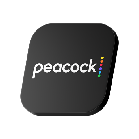 Peacock Logo  3D Icon