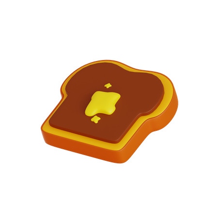 Peanut Butter Bread  3D Icon