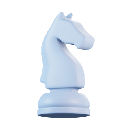 Peão de xadrez do cavaleiro  3D Icon