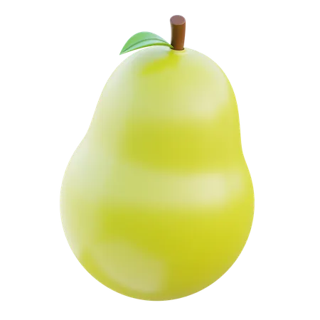 Pear Fruit 3 D Icon 3D Icon