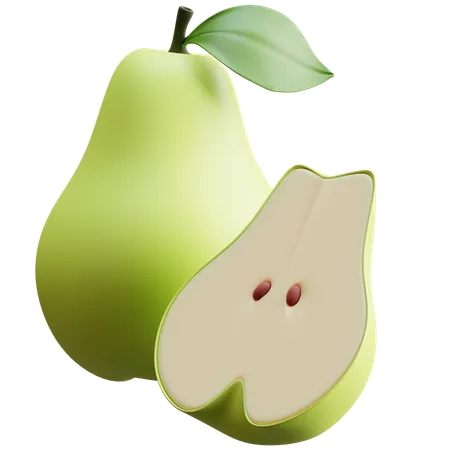 Pear  3D Icon