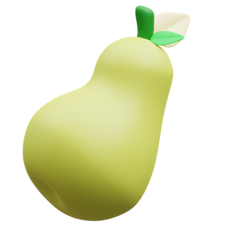 Pear  3D Icon