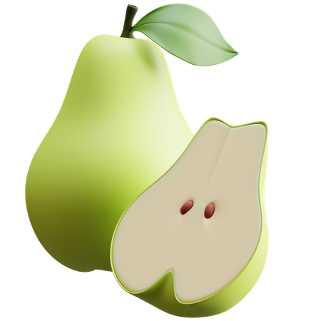 Pear  3D Icon