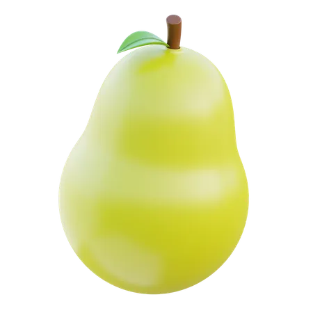 Pear  3D Icon