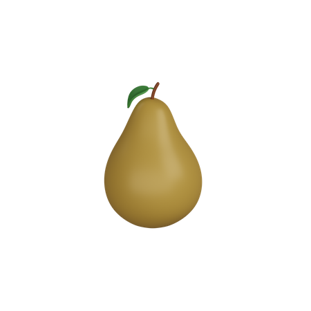 Pear  3D Icon