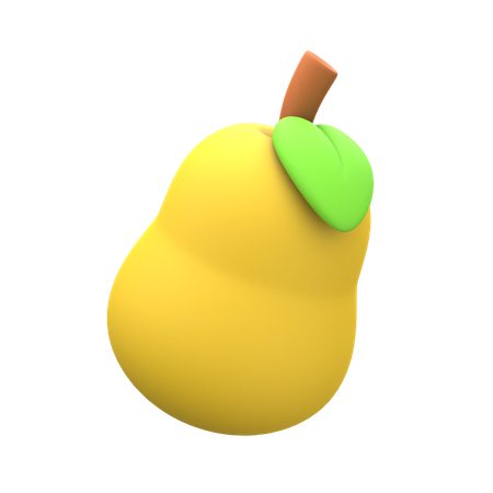 Pear  3D Icon