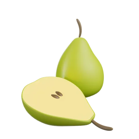 Pear  3D Icon