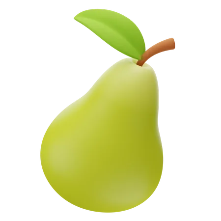 Pear  3D Icon