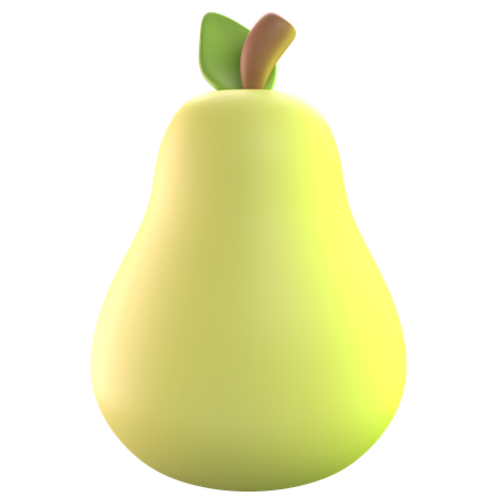 Pear  3D Icon