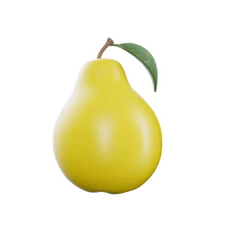 Pear  3D Icon