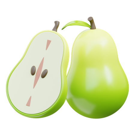 Pear  3D Icon