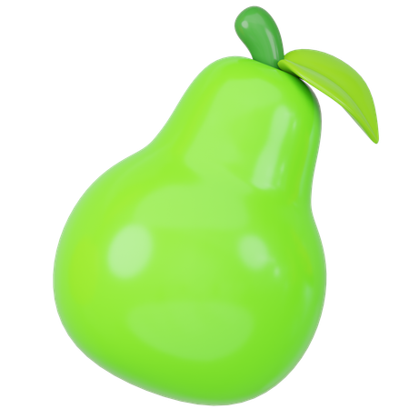 Pear  3D Icon