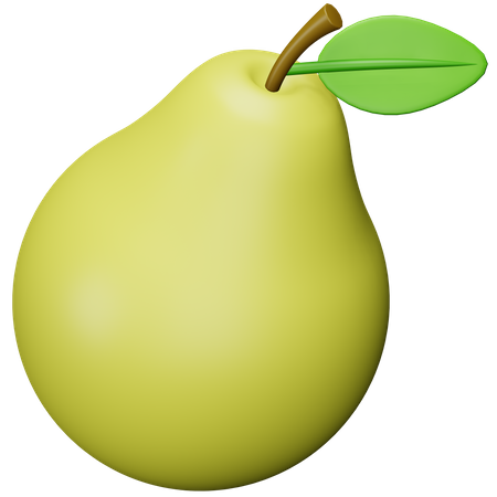 Pear  3D Icon