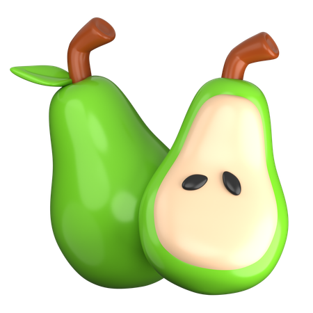 Pear  3D Icon