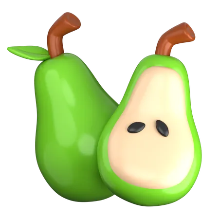 Pear  3D Icon