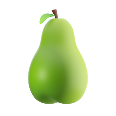 Pear  3D Icon