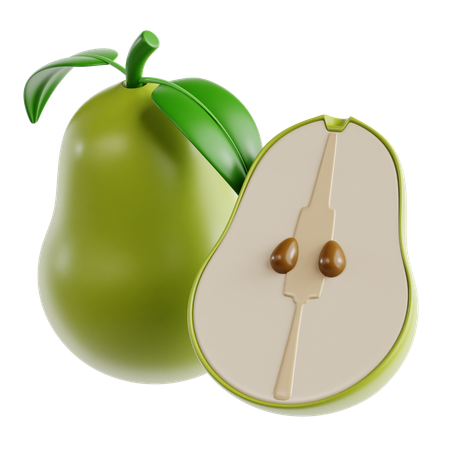 Pear  3D Icon