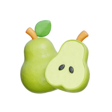 Pear  3D Icon