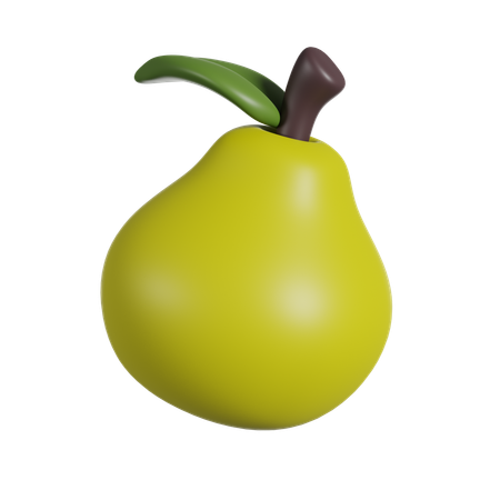 Pear  3D Icon