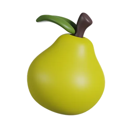 Pear  3D Icon