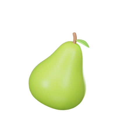 Pear  3D Icon