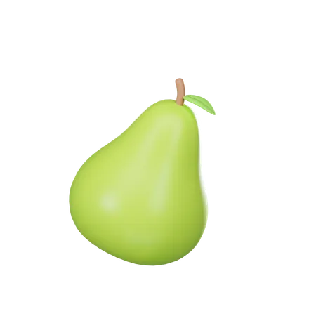Pear  3D Icon