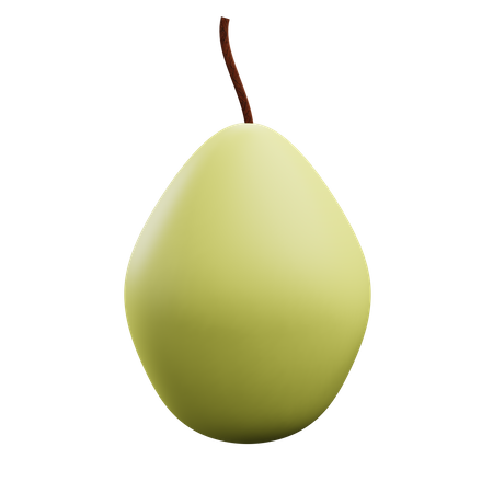 Pear  3D Icon