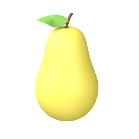 Pear  3D Icon