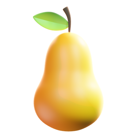 Pear  3D Icon