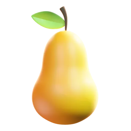 Pear  3D Icon