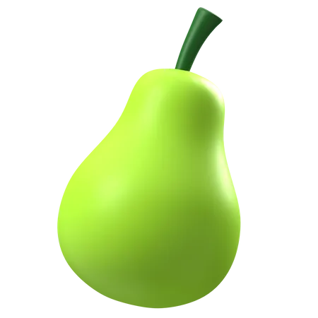 Pear  3D Icon