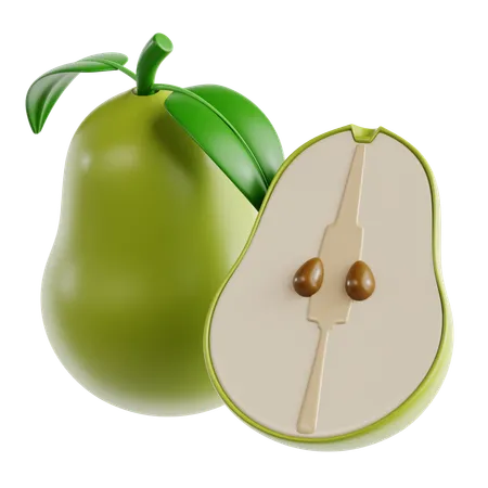 Pear  3D Icon