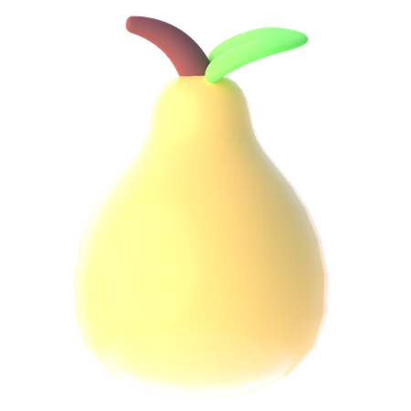 Pear  3D Icon