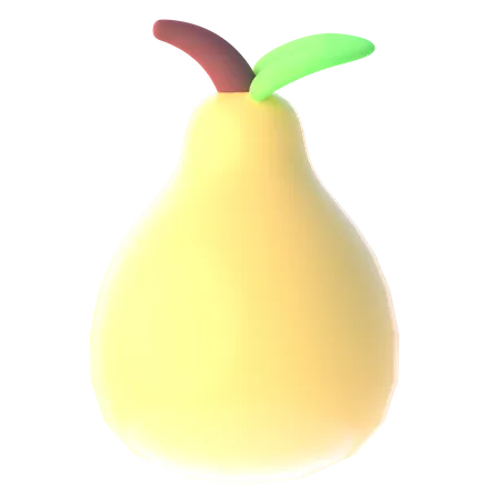 Pear  3D Icon